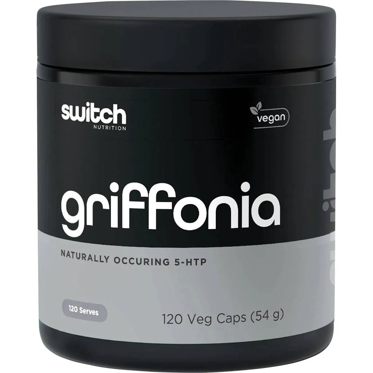 100% Griffonia 5-HTP Caps By Switch Nutrition | 120 Serves | 54g