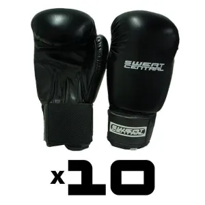 10x FULL SIZE BOXING BAG GLOVES PERSONAL TRAINING PACK