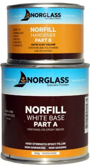 1143 NORFILL WHITE EPOXY FILLER 500g - AVAILABLE IN STORE ONLY