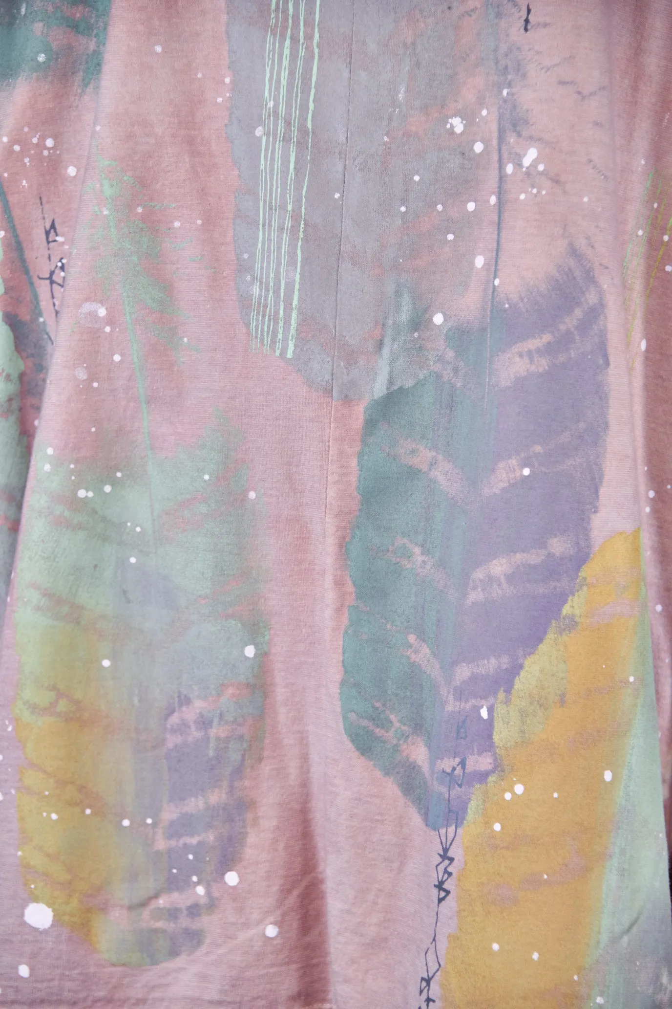 1236HD Line Tee-Sedona Feather Peace-Dusty Pink-29/30” L