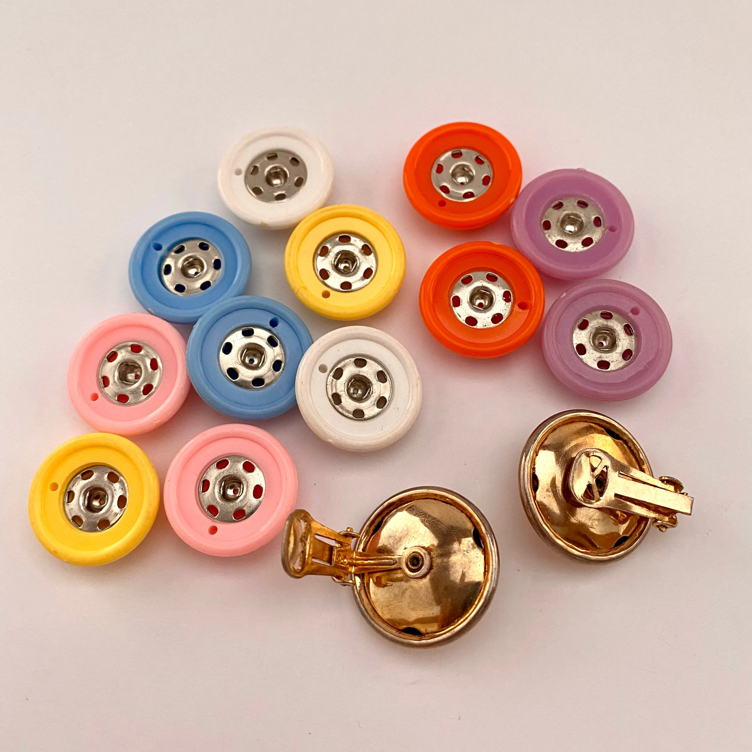 1960s Interchangeable Clip Earrings