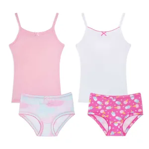 2 Pack Cotton Tank and Underwear Set