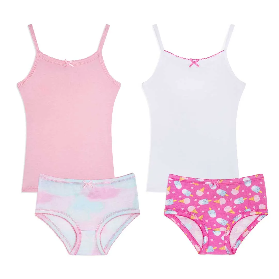 2 Pack Cotton Tank and Underwear Set