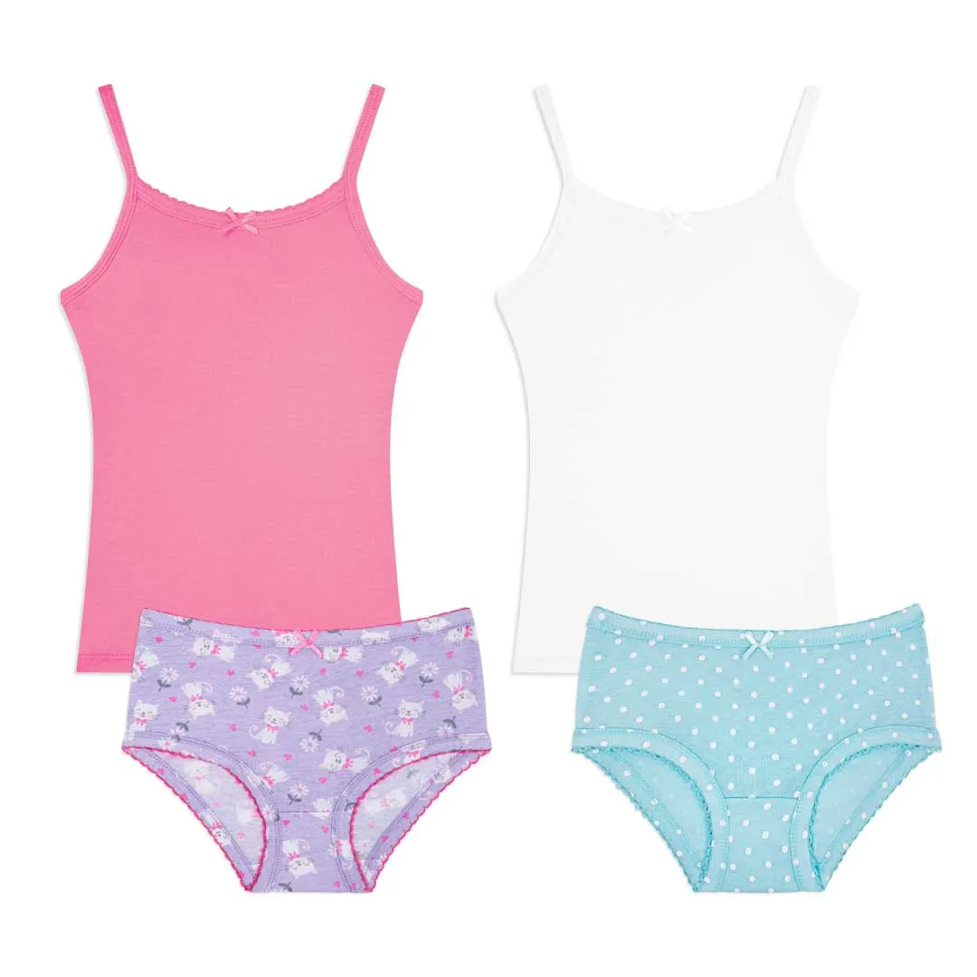 2 Pack Cotton Tank and Underwear Set