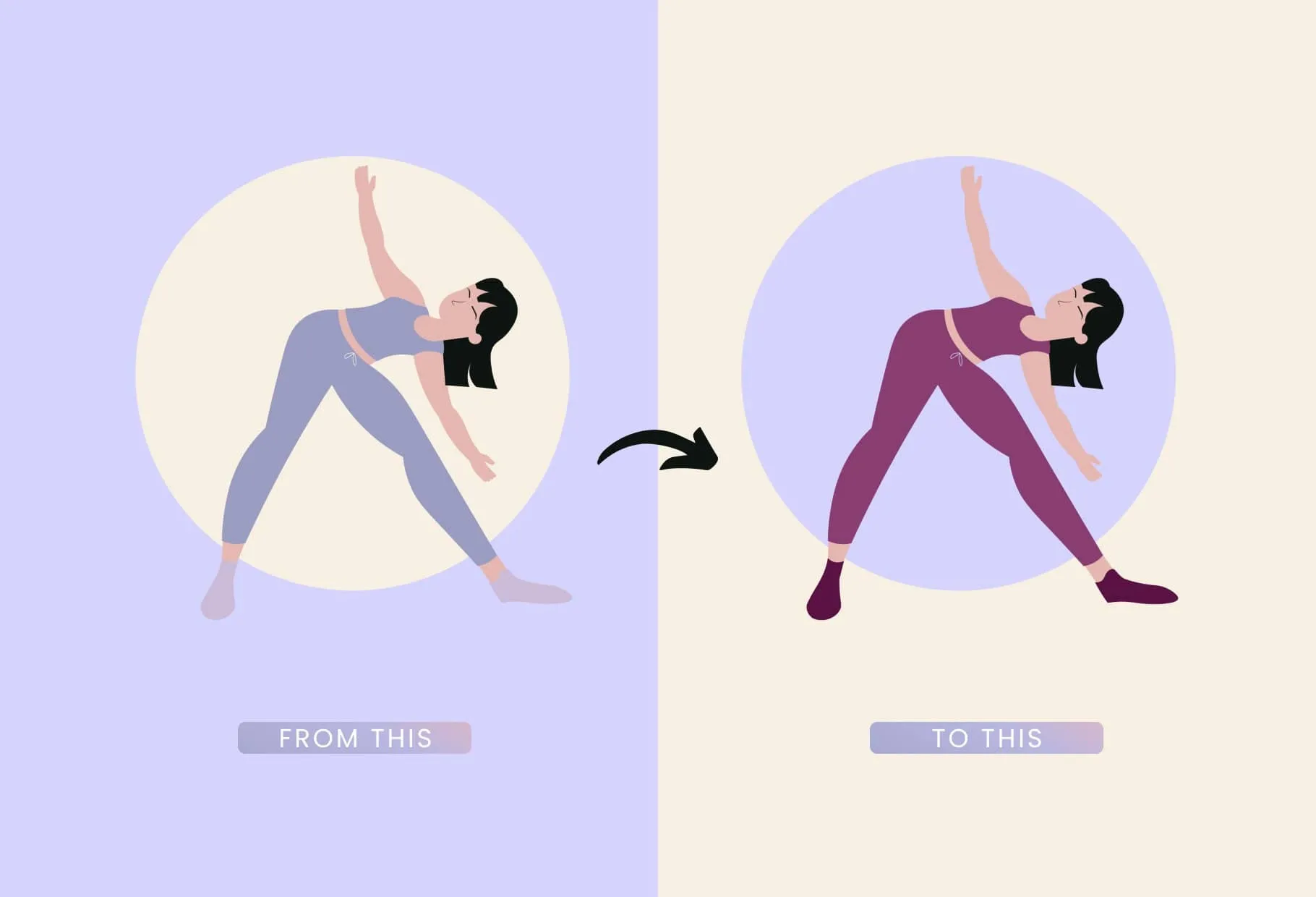 20 Unique Fitness Illustrations Fully Editable in Canva