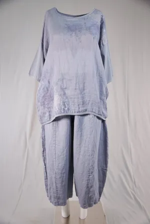 2330 Simple Linen Square-Blue Dawn-P
