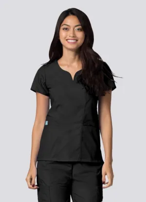 2632 Curved Pocket Glamour Top