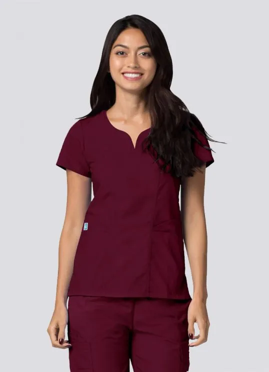 2632 Curved Pocket Glamour Top