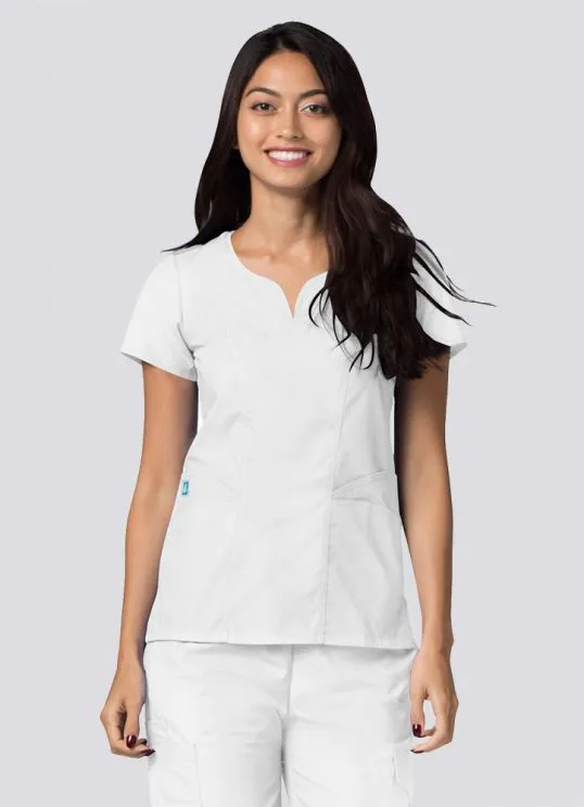 2632 Curved Pocket Glamour Top