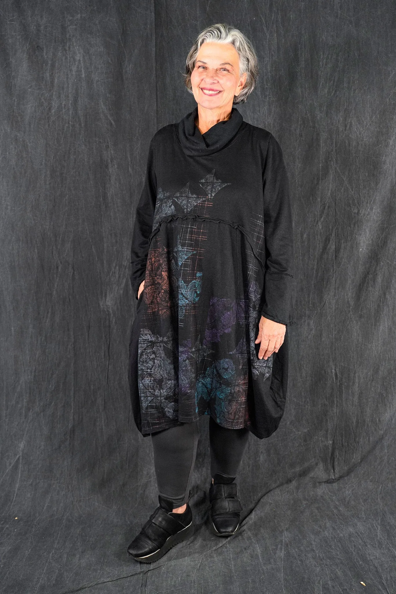 7241 Dharma Dress Noir-P