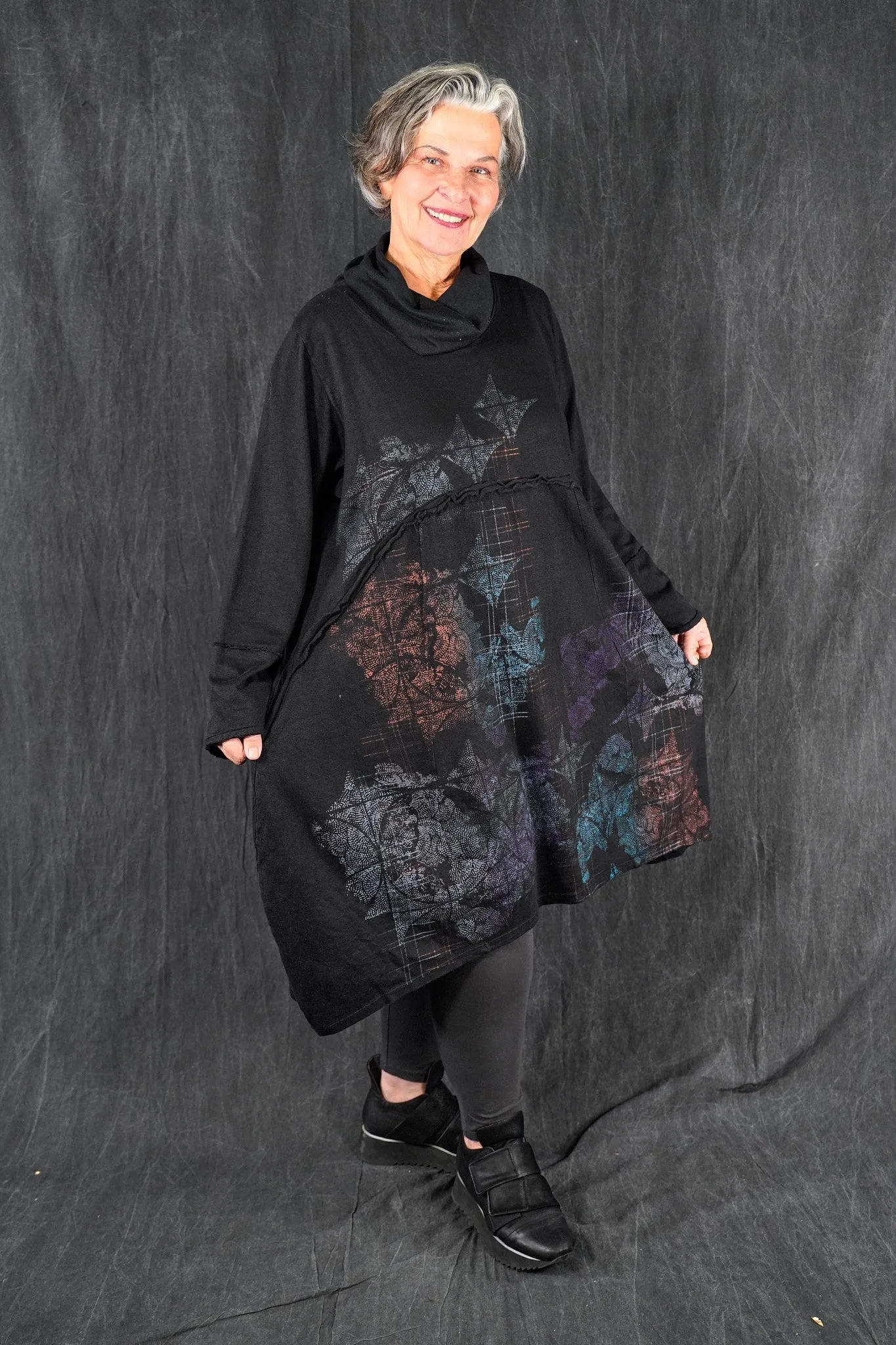 7241 Dharma Dress Noir-P