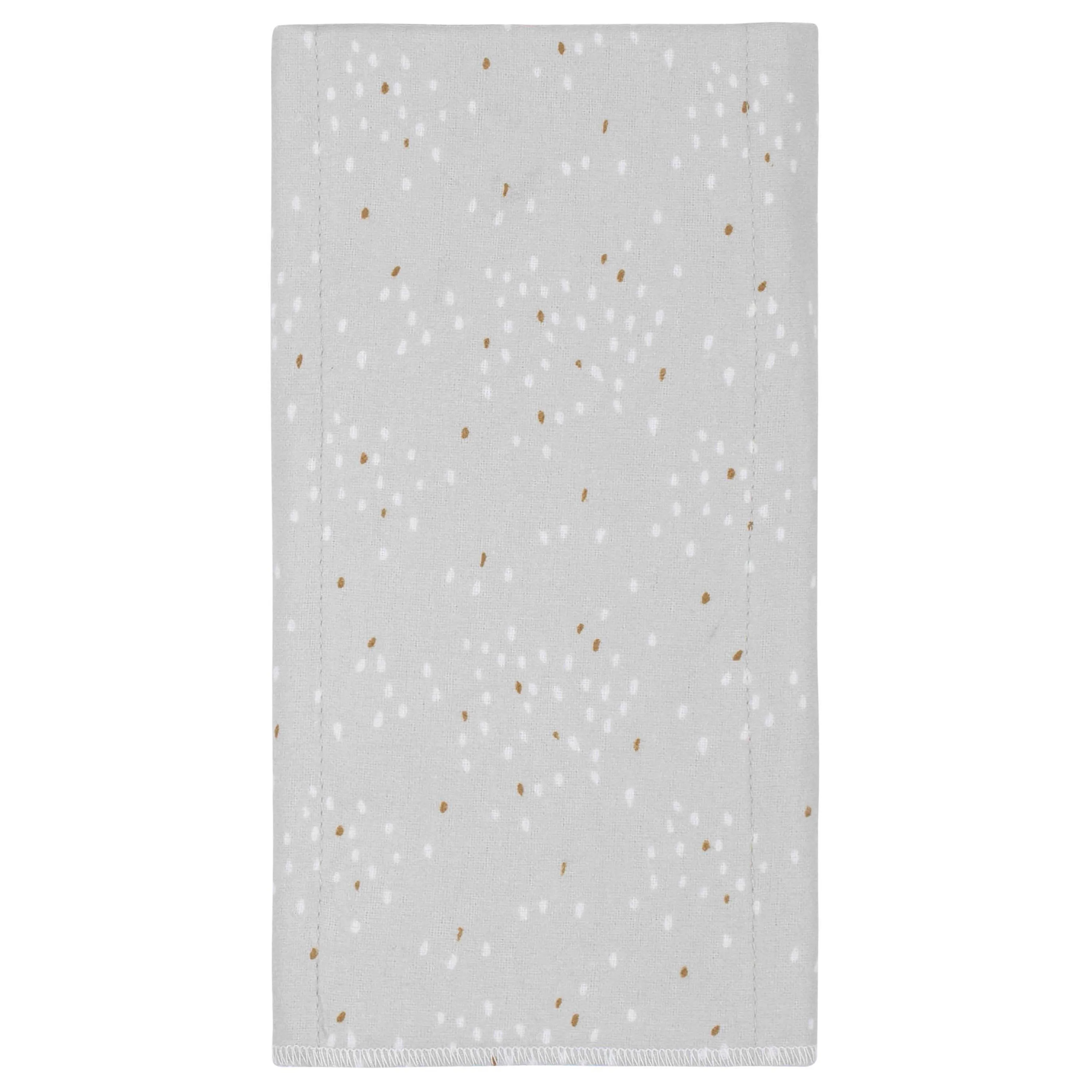 8-Pack Baby Neutral Sheep Flannel Burp Cloths