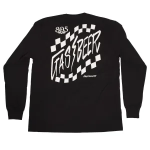 805 Gassed Up LS Tee - Black