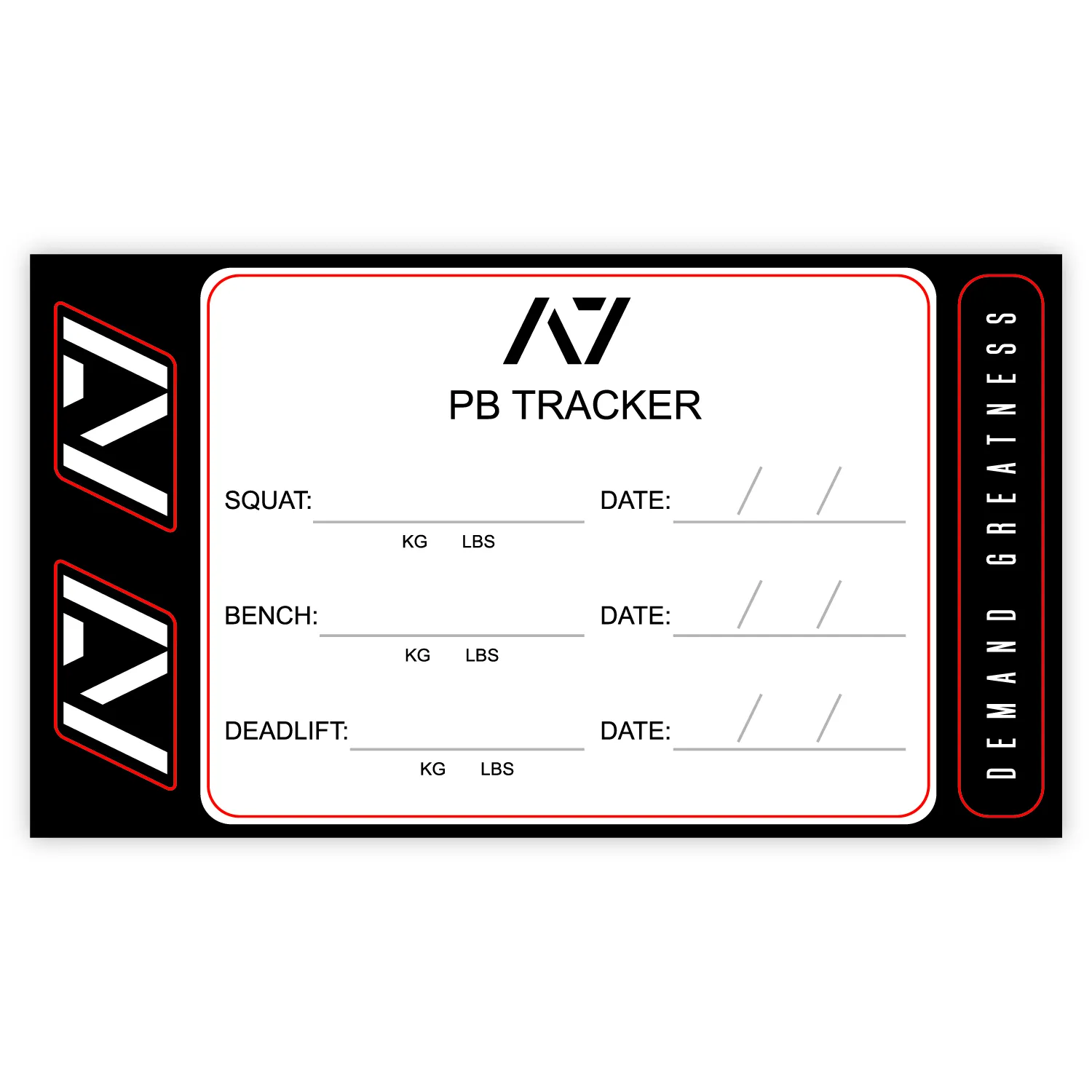 A7 PB Tracker Sticker Sheet