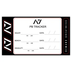 A7 PB Tracker Sticker Sheet