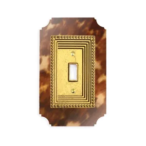 Acrylic   Brass | Georgian Style, Tortoise