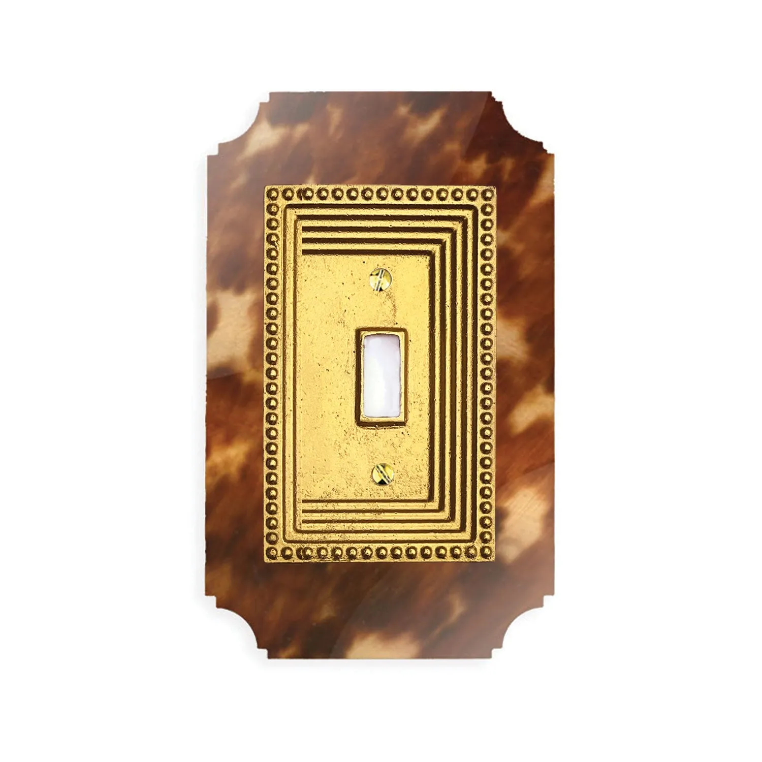 Acrylic   Brass | Georgian Style, Tortoise