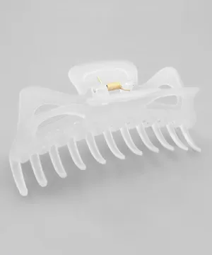 Acrylic Claw Clip White