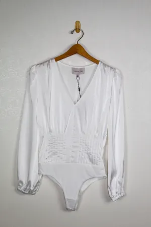 Adelyn Rae Johanna Pintucked Bodysuit
