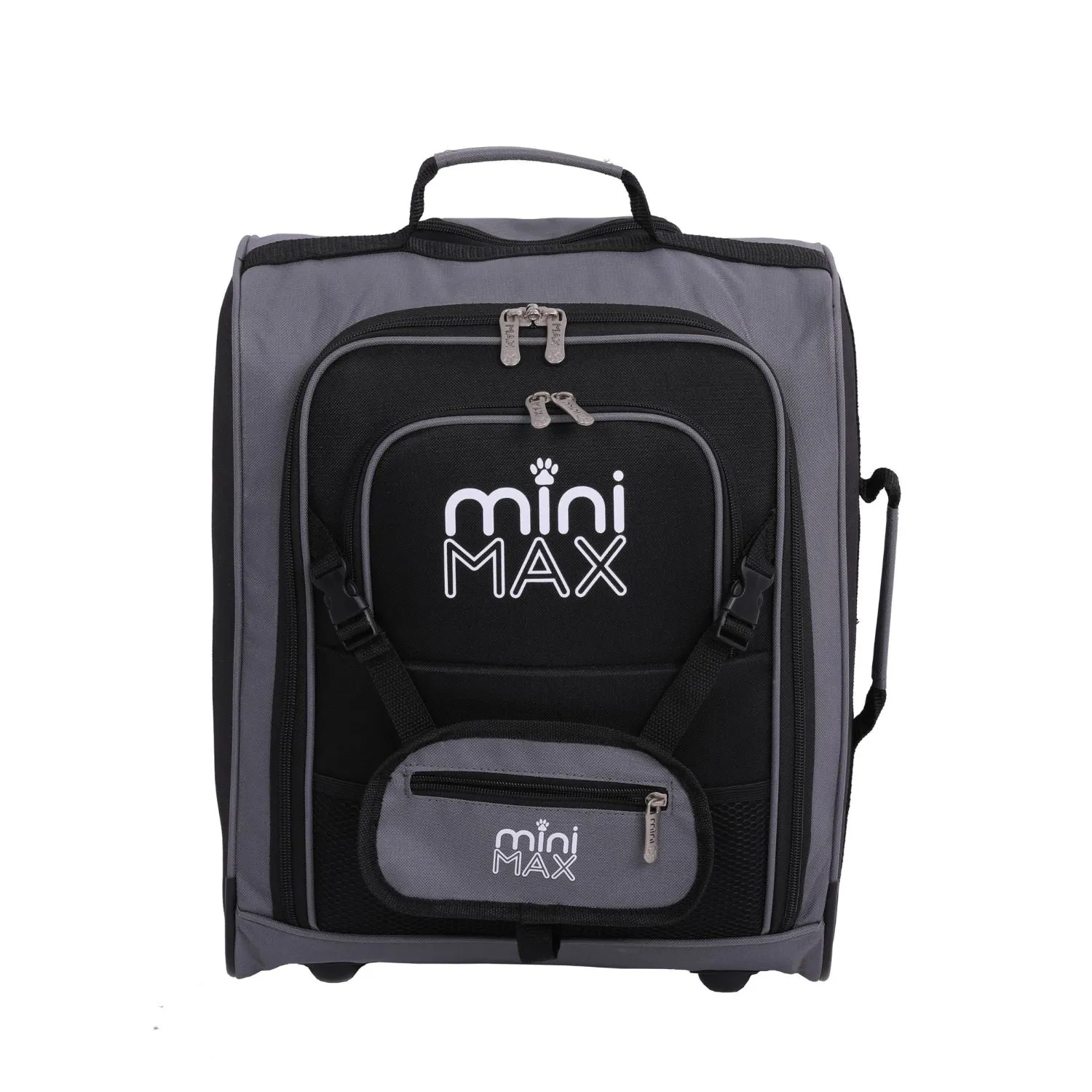 Aerolite MiniMAX (45x36x20cm) Easyjet Maximum Cabin Luggage Under Seat Carry On Suitcase with Backpack and Pouch, 2 Year Warranty