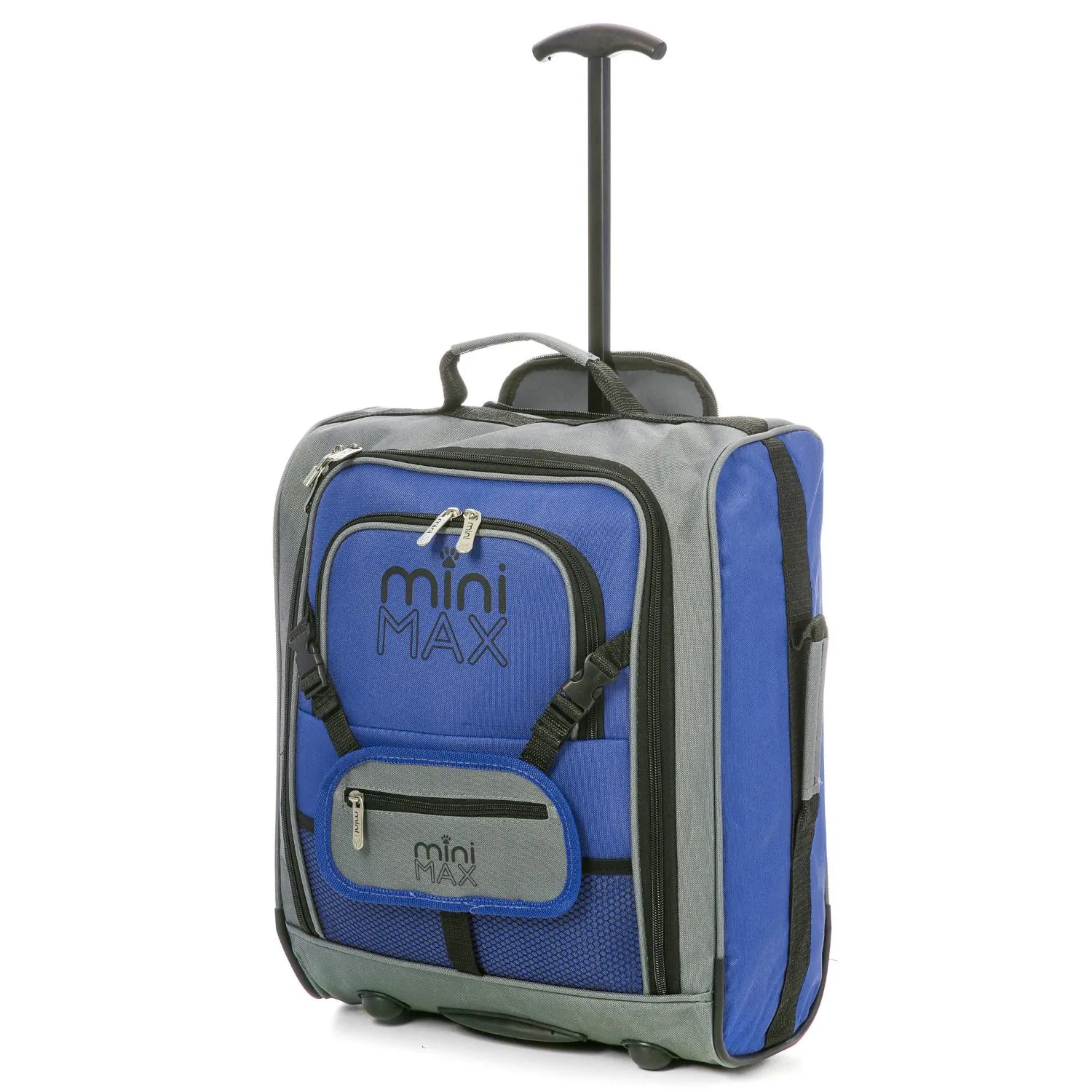 Aerolite MiniMAX (45x36x20cm) Easyjet Maximum Cabin Luggage Under Seat Carry On Suitcase with Backpack and Pouch, 2 Year Warranty