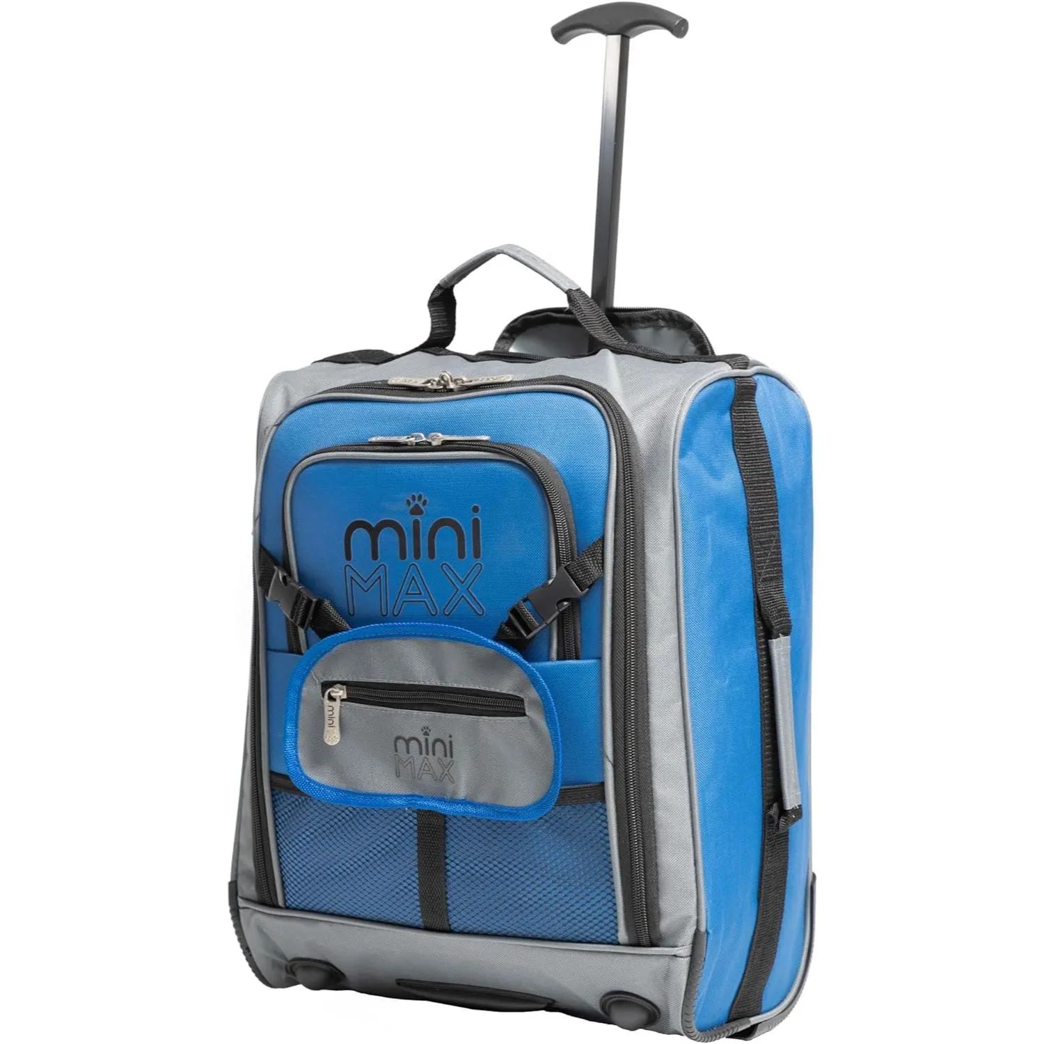 Aerolite MiniMAX (45x36x20cm) Easyjet Maximum Cabin Luggage Under Seat Carry On Suitcase with Backpack and Pouch, 2 Year Warranty