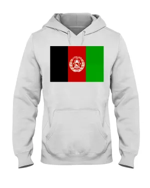 Afghanistan Flag Jerzees Cotton Blend Hoodie