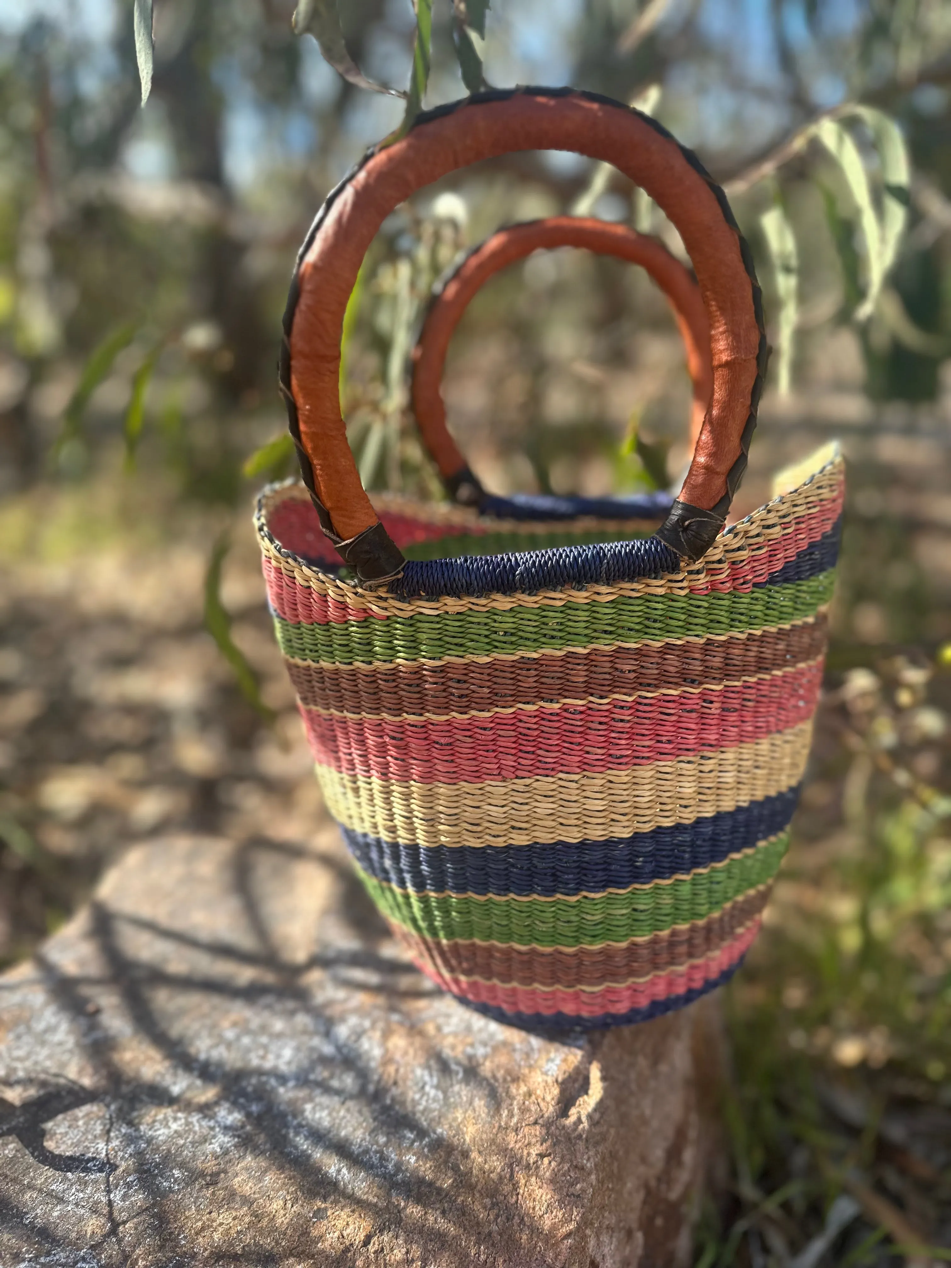 African Basket ‘Blueberry Wine’ #007