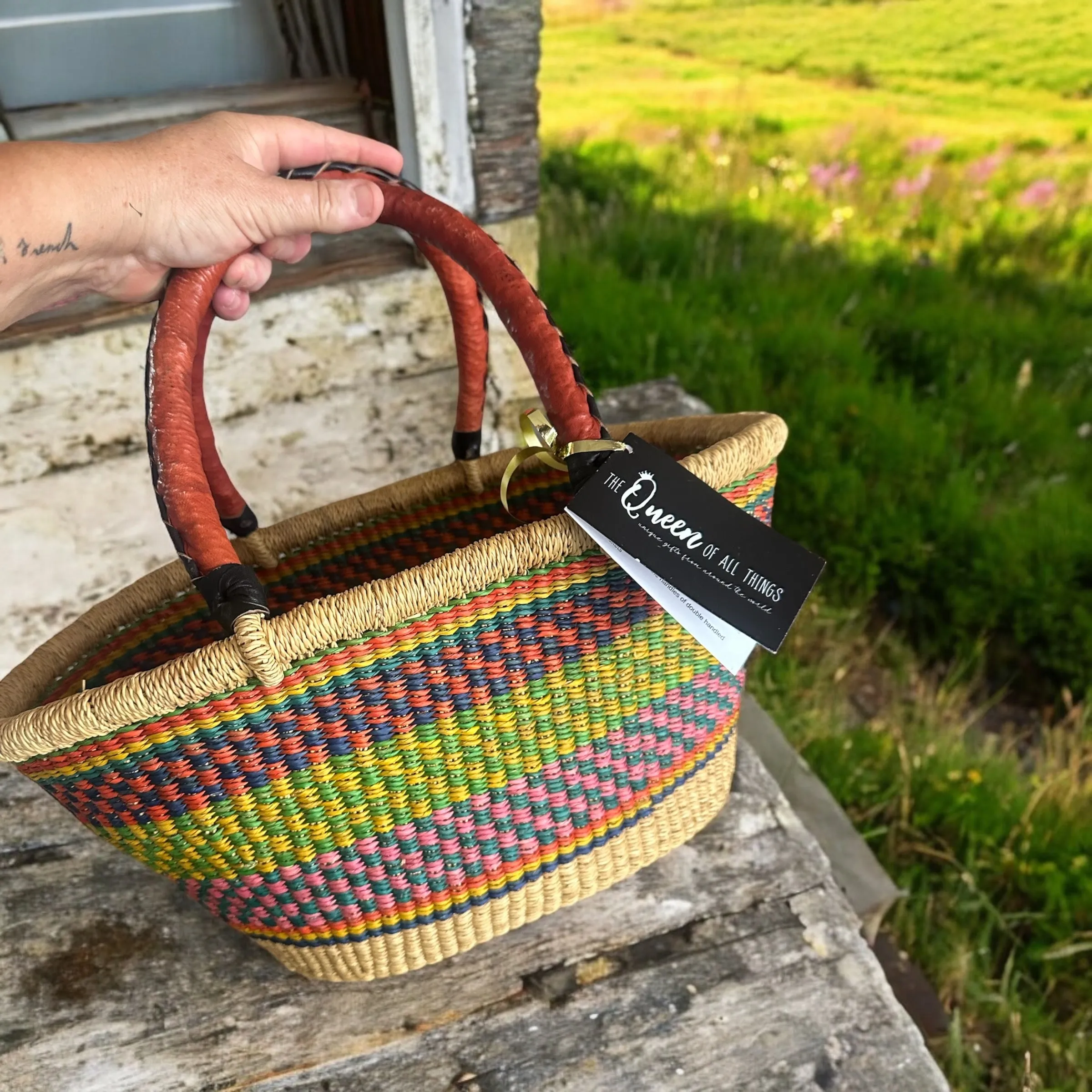 African Basket ‘Coastal Breeze’ #70