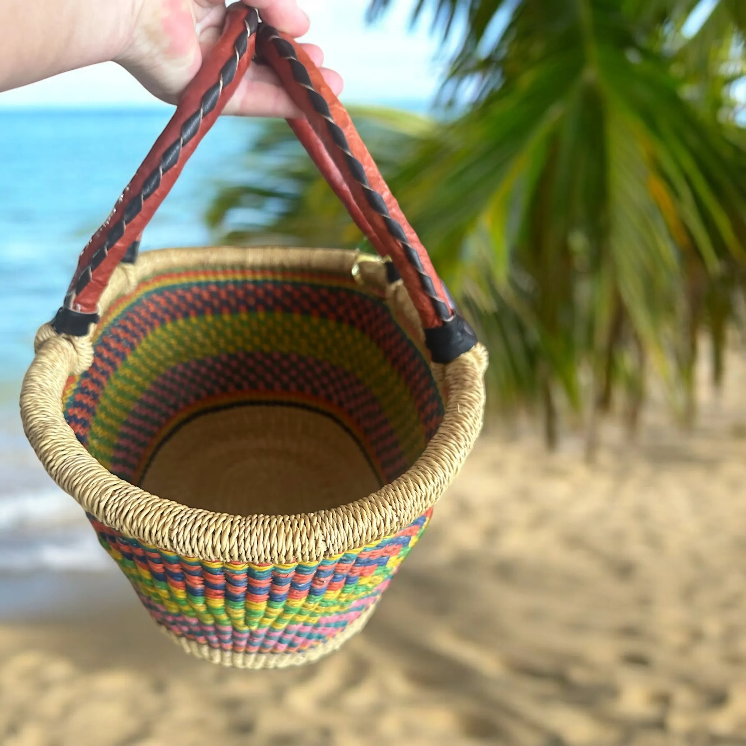 African Basket ‘Coastal Breeze’ #70
