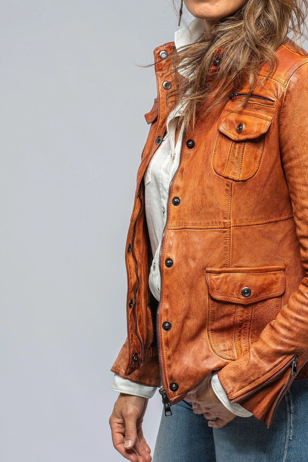 Agave Stonewash 4 Pckt Jkt In Sienna