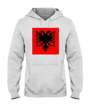 Albania Flag Jerzees  Hoodie