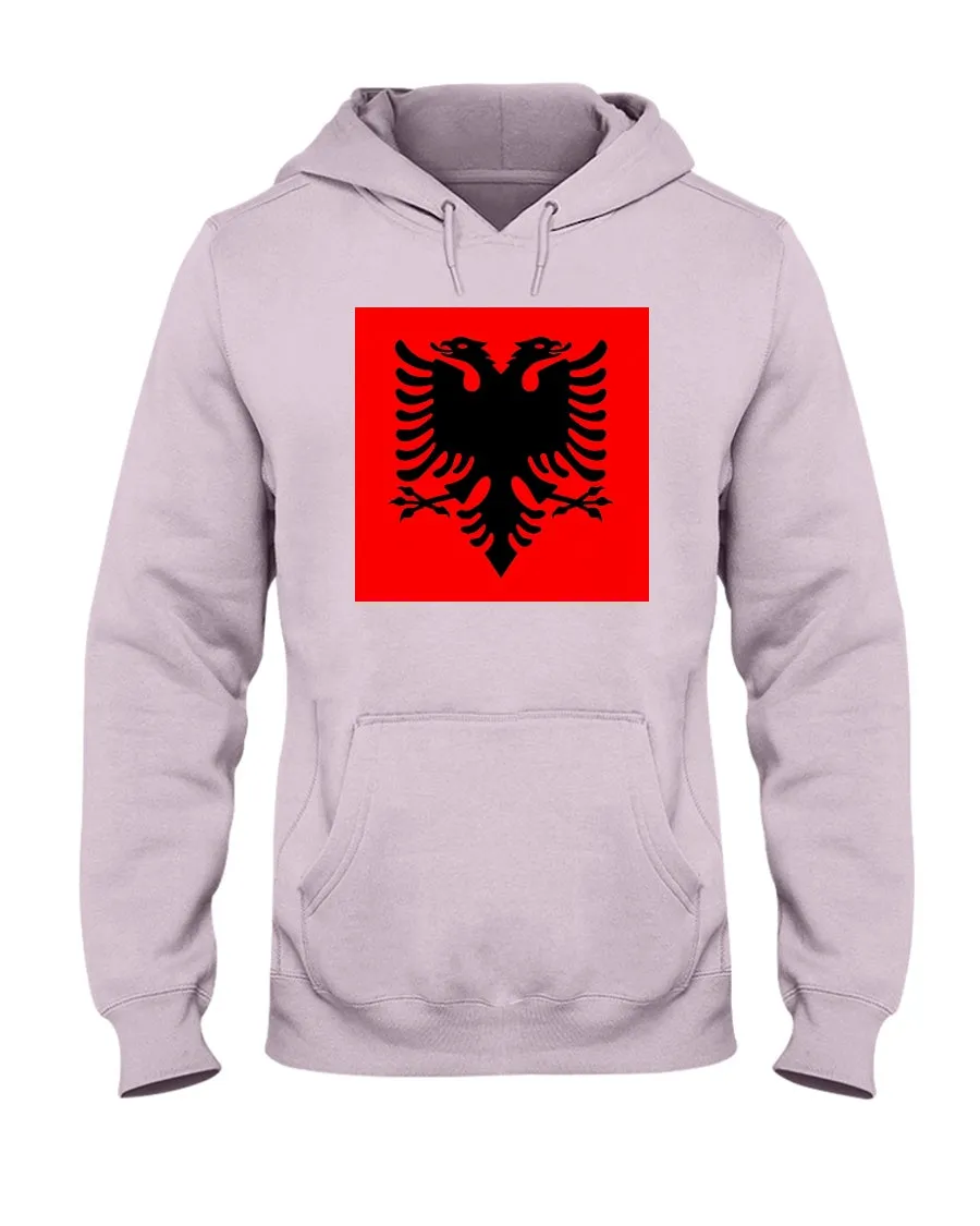 Albania Flag Jerzees  Hoodie