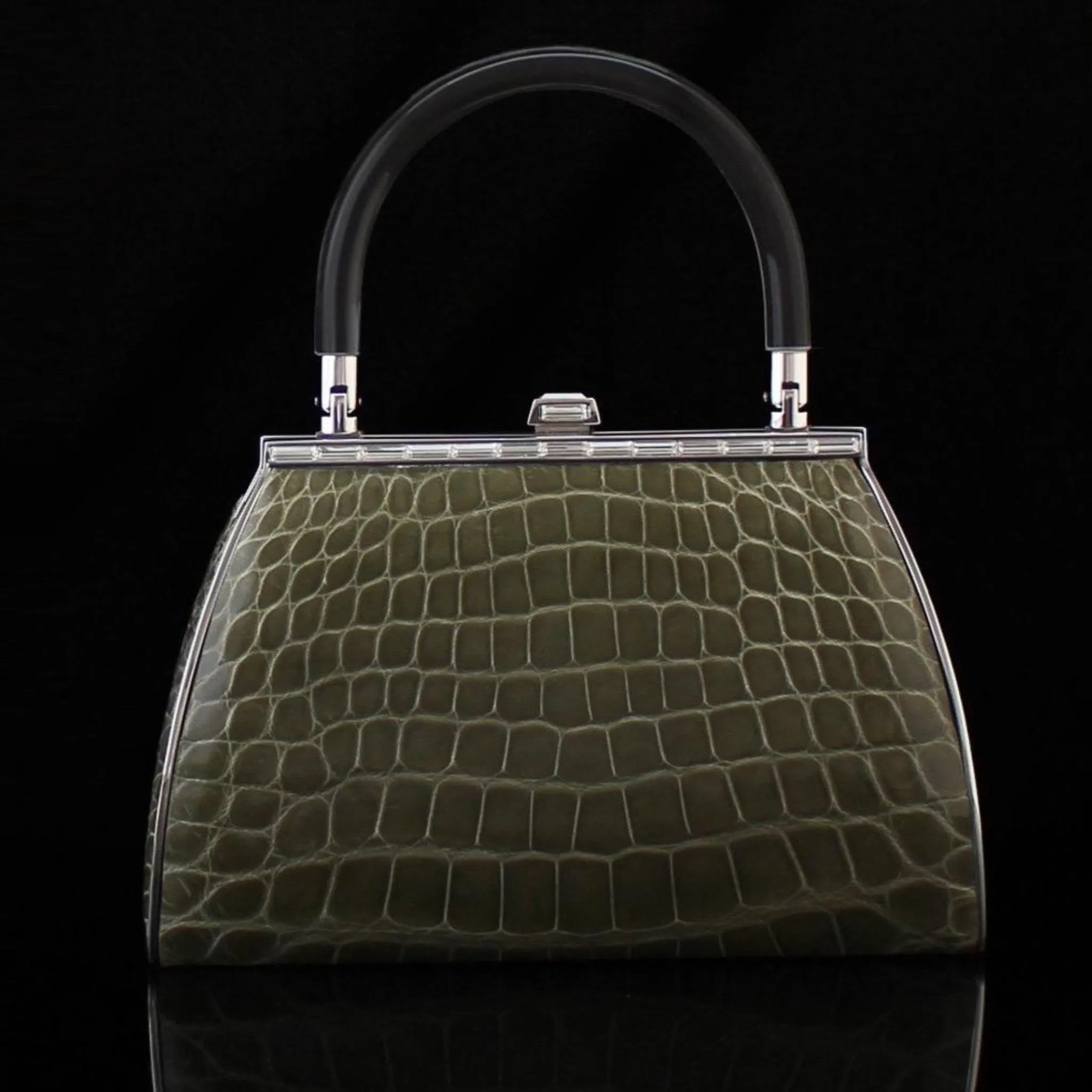 Alligator Bag  Olive