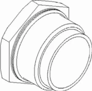 Allison ATT-38564-3 Threaded Stopper