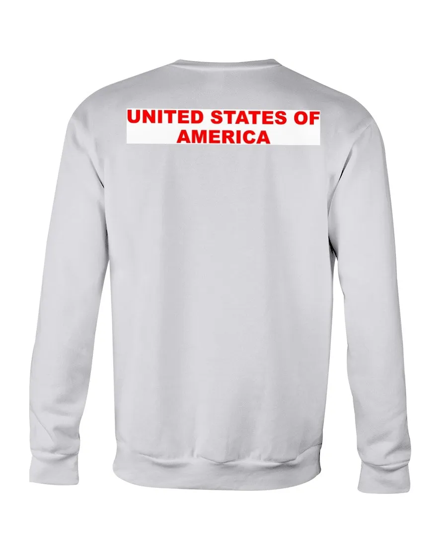 American Flag Gildan Crewneck Sweatshirt