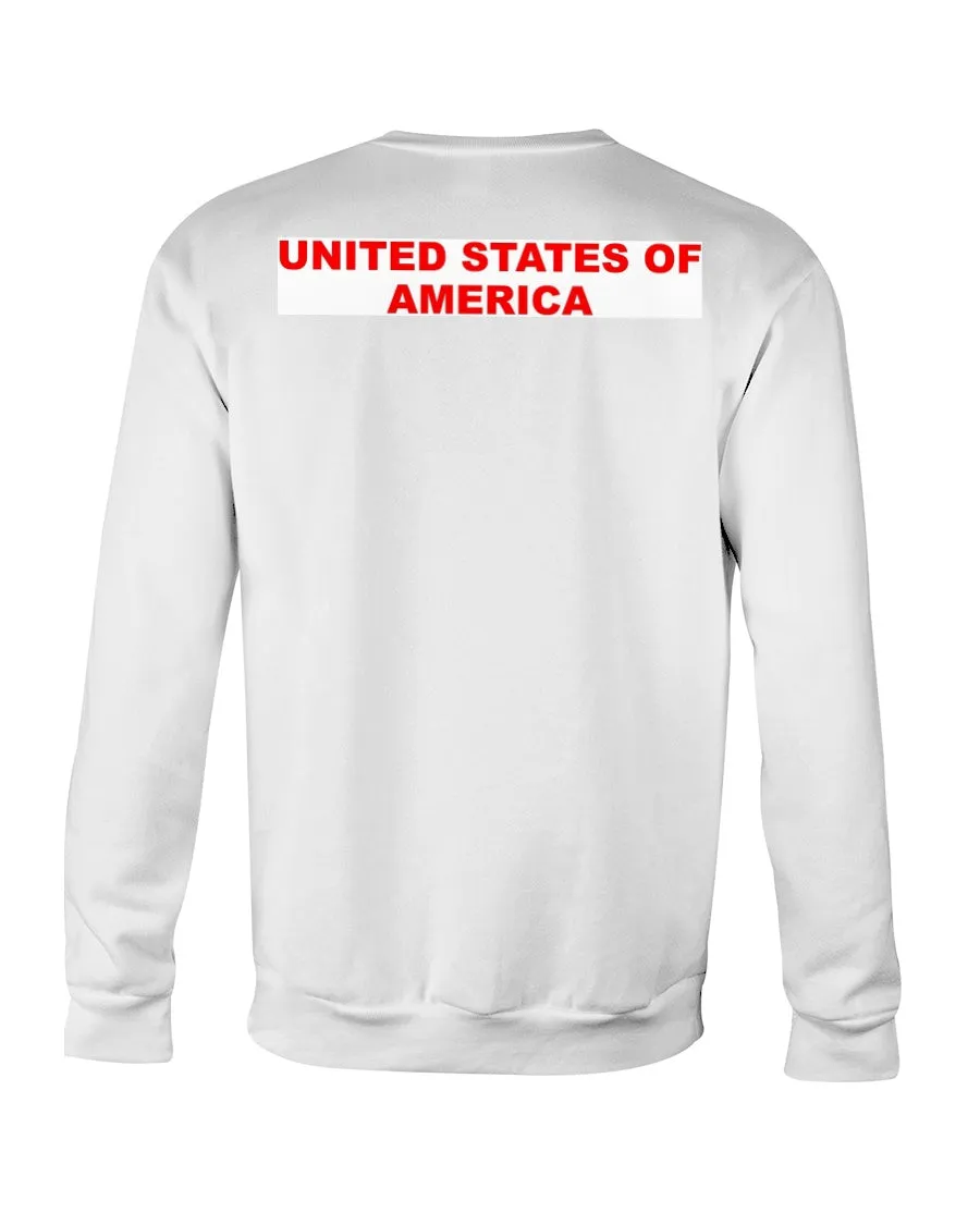 American Flag Gildan Crewneck Sweatshirt