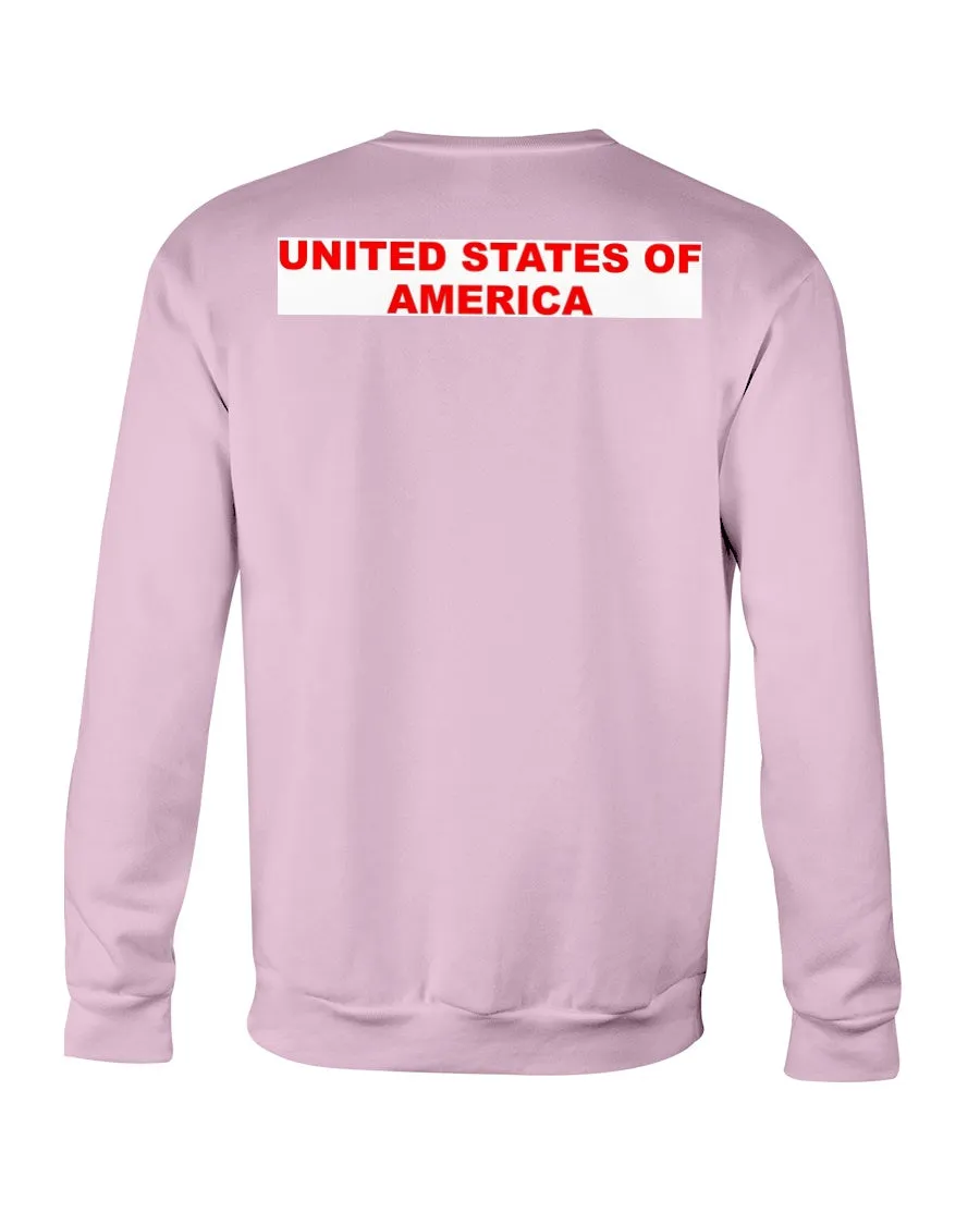American Flag Gildan Crewneck Sweatshirt