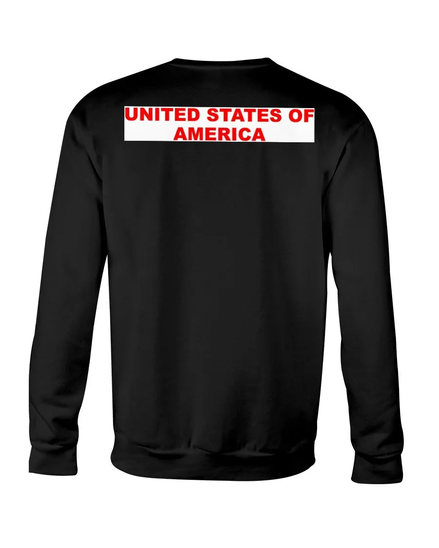 American Flag Gildan Crewneck Sweatshirt