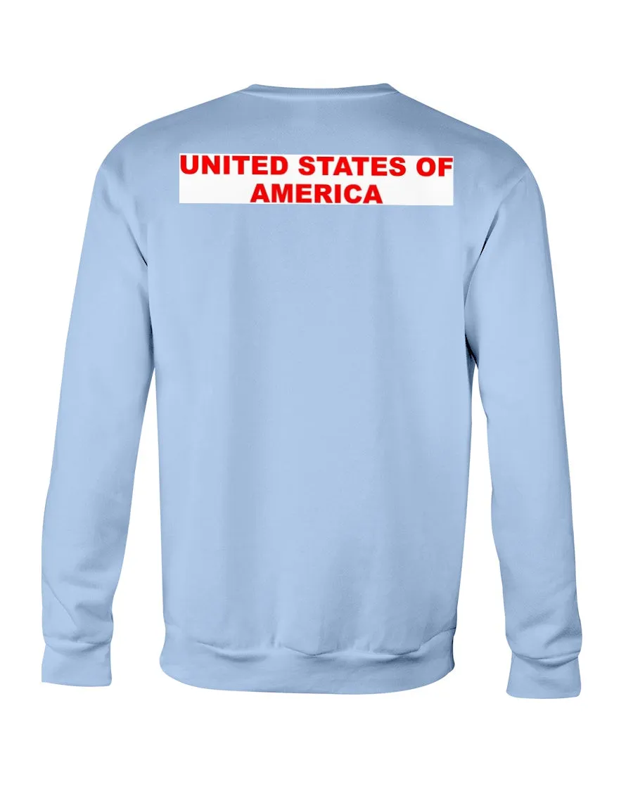 American Flag Gildan Crewneck Sweatshirt