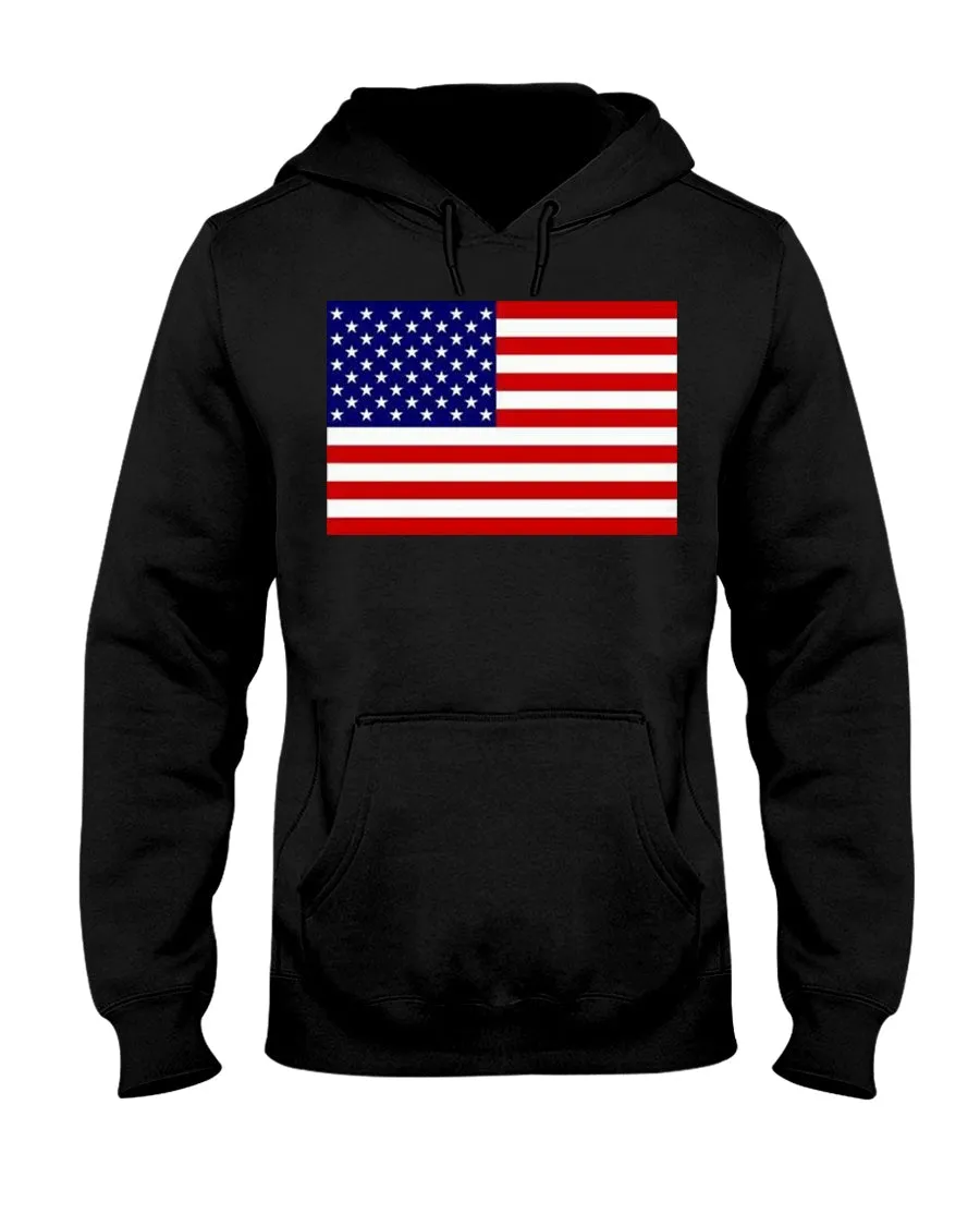 American Flag Gildan  Hoodie