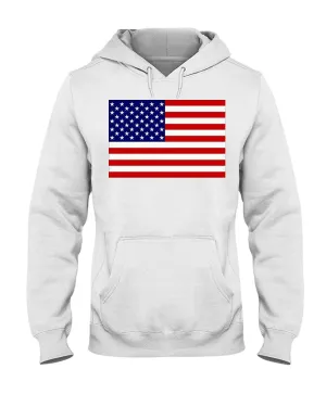 American Flag Gildan  Hoodie