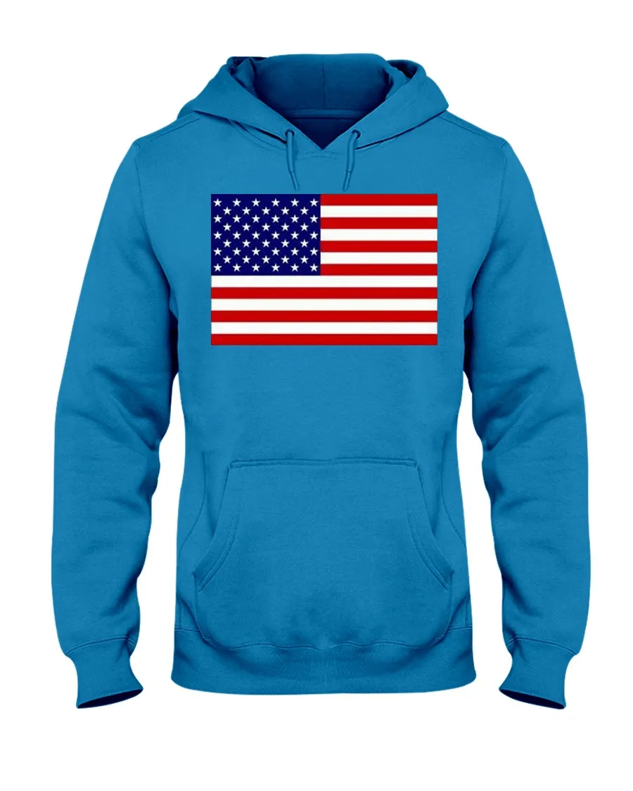 American Flag Gildan  Hoodie