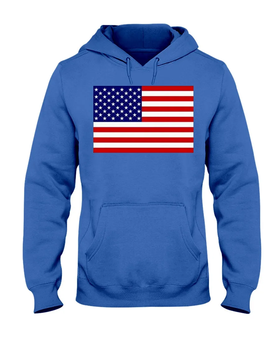 American Flag Gildan  Hoodie