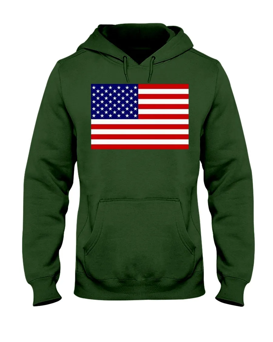 American Flag Gildan  Hoodie
