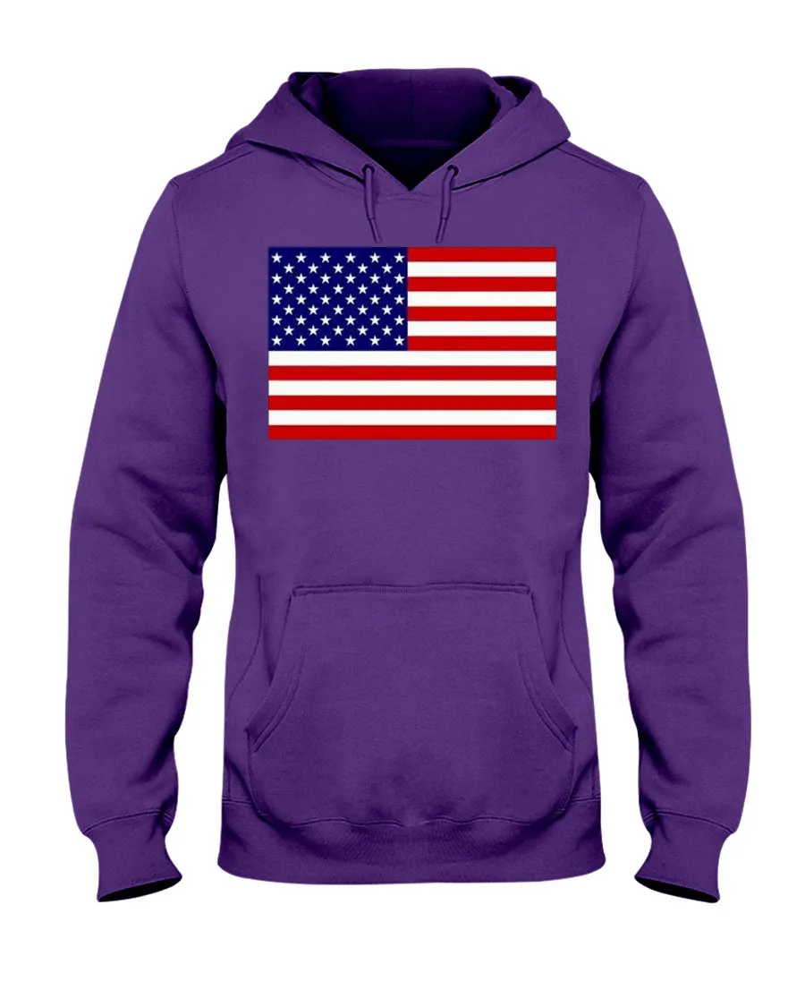 American Flag Gildan  Hoodie