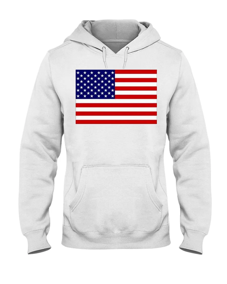 American Flag Gildan  Hoodie