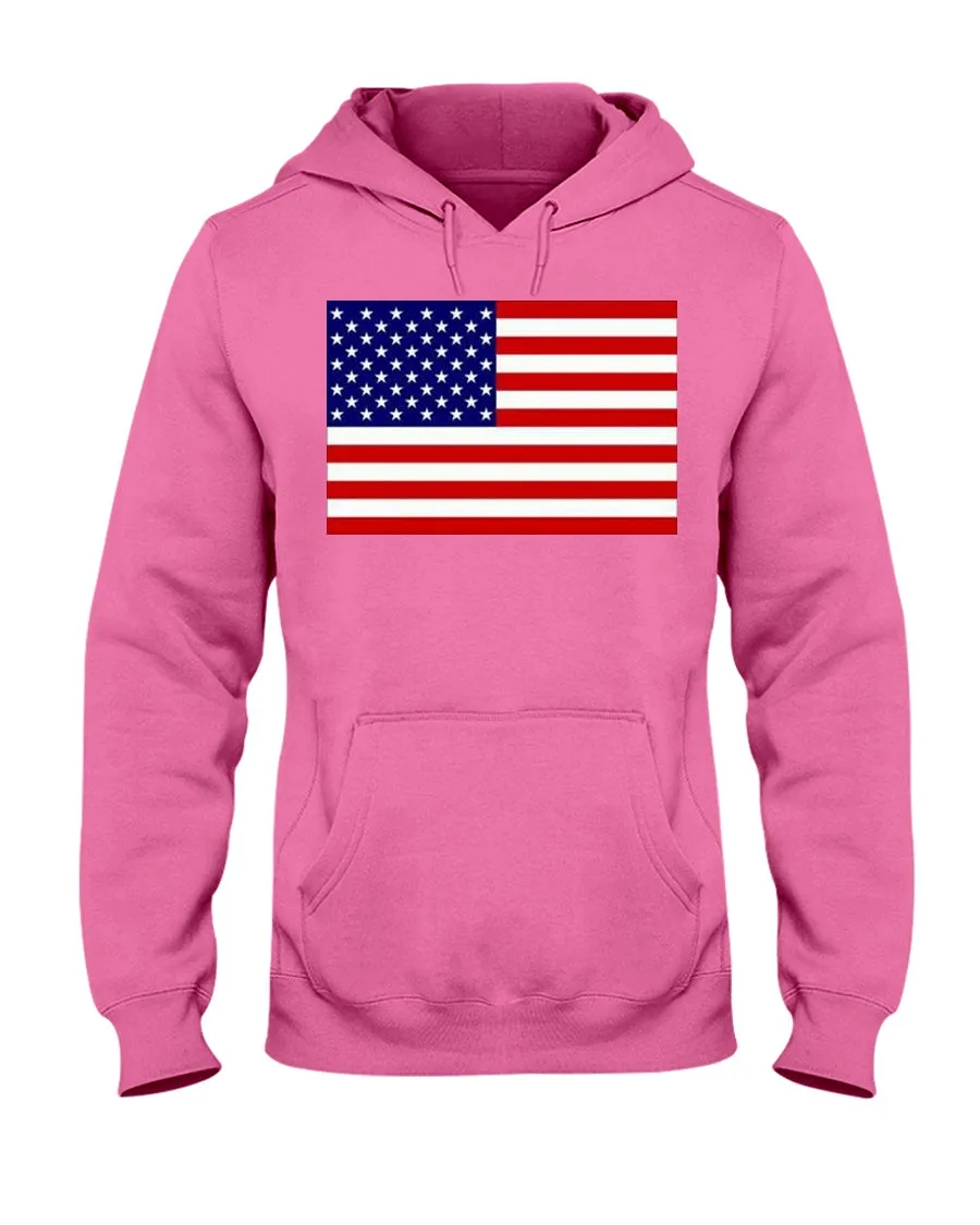American Flag Gildan  Hoodie