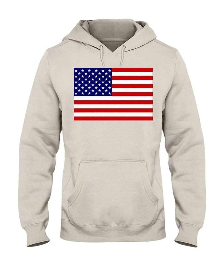 American Flag Gildan  Hoodie