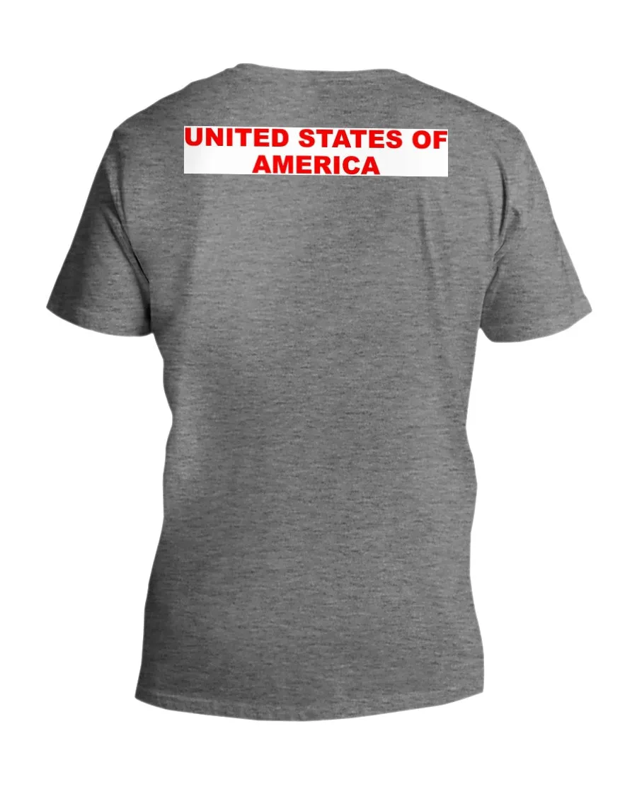 American Flag  V-Neck T-Shirt
